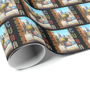 Havana Cuba Fine Art - National Capital Wrapping Paper