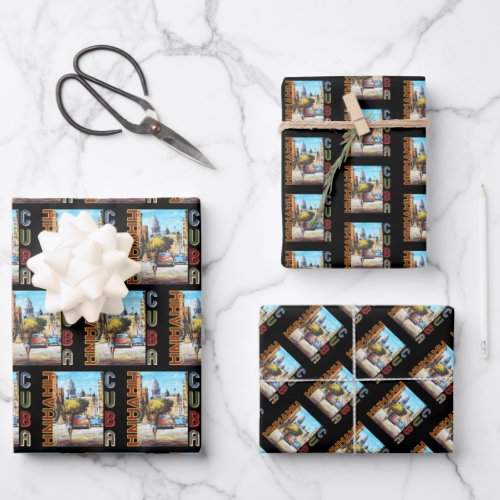 Havana Cuba Fine Art - National Capital Wrapping Paper Sheets