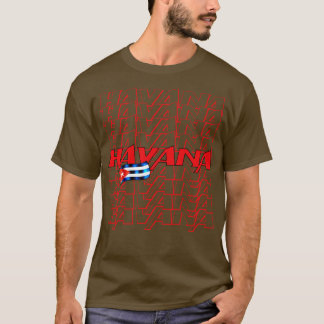 Havana Cuba Flag T-Shirt
