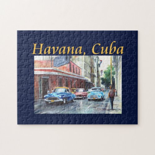 Havana Cuba Floridita Art Jigsaw Puzzle