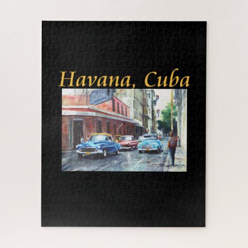 Havana Cuba Floridita Art Jigsaw Puzzle