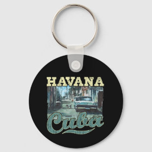 Havana Cuba Graffiti Street Art - Love Habana Keychain