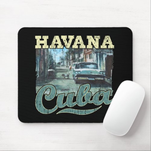 Havana Cuba Graffiti Street Art _ Love Habana Mouse Pad