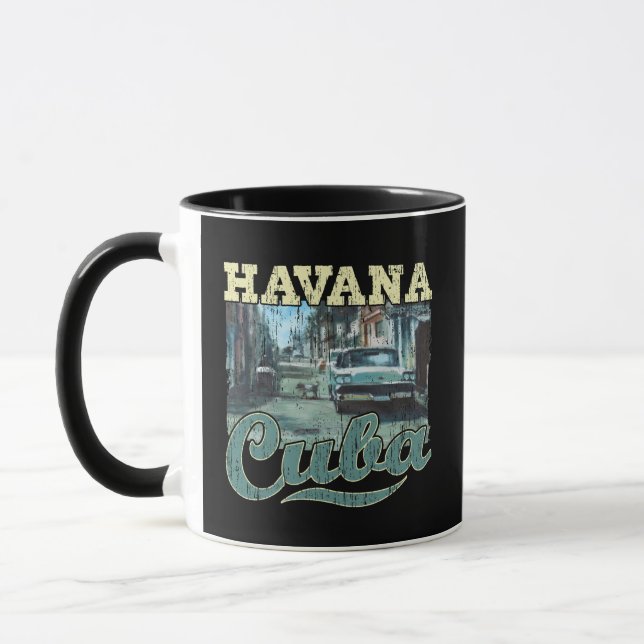 Havana Cuba Graffiti Street Art - Love Habana Mug (Left)