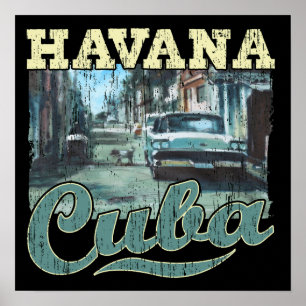 Havana Cuba Graffiti Street Art - Love Habana Poster