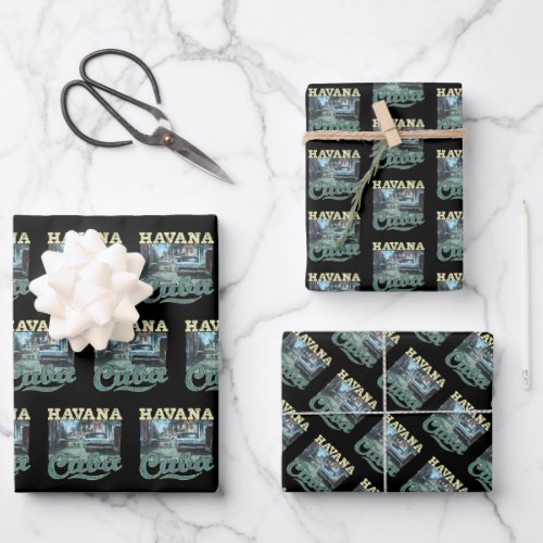 Havana Cuba Graffiti Street Art - Love Habana Wrapping Paper Sheets