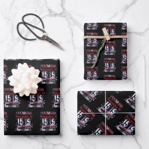 Havana Cuba - Habana 500 Years Being Awesome Wrapping Paper Sheets