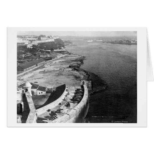Havana, Cuba Harbor with part of Morro Castle (Front Horizontal)