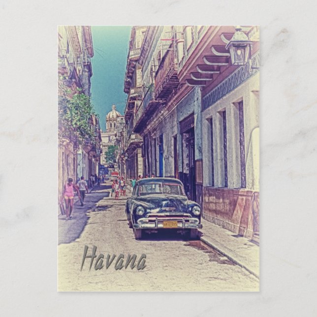 Havana,Cuba Postcard (Front)