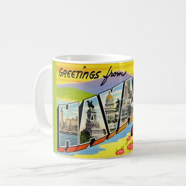  Havana Cuba Postcard Mug (Front Left)