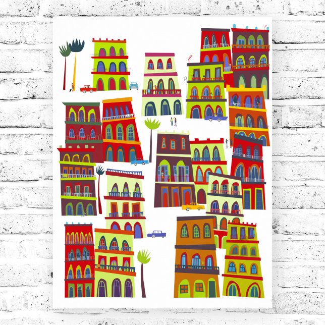 Havana Cuba Poster (Havana Cuba fun poster)