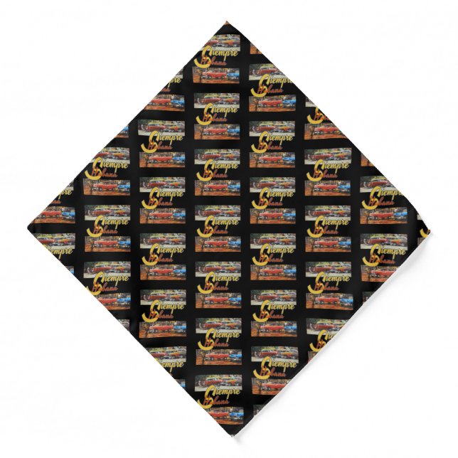 Havana Cuba - Siempre Habana Bandana (Front)