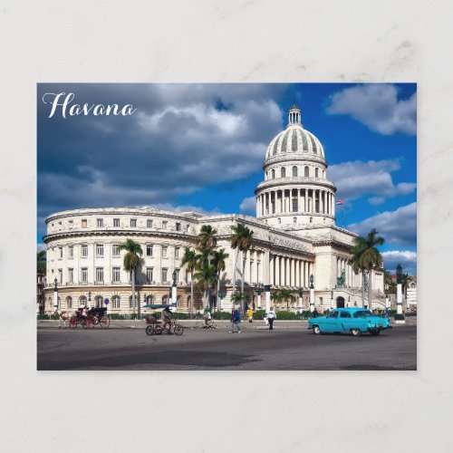 Havana Cuba Travel Photo Postcard