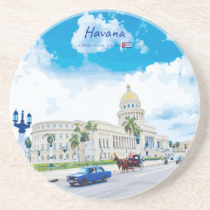 Havana, Cuba - Vintage Classic Soul Coaster