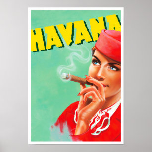 cuban vintage cigar posters