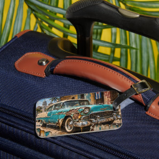 Havana Dreams, Rusted Chrome Luggage Tag