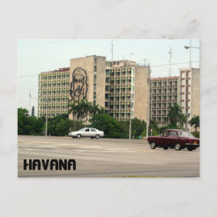 havana fidel cuba postcard