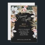 Havana Nights Tropical Floral Cuban 30th Birthday Invitation<br><div class="desc">Spice up your 30th birthday celebrations with these tropical floral Havana nights Cuban theme invitations! With botanical elements these invites are boho and tropical.</div>