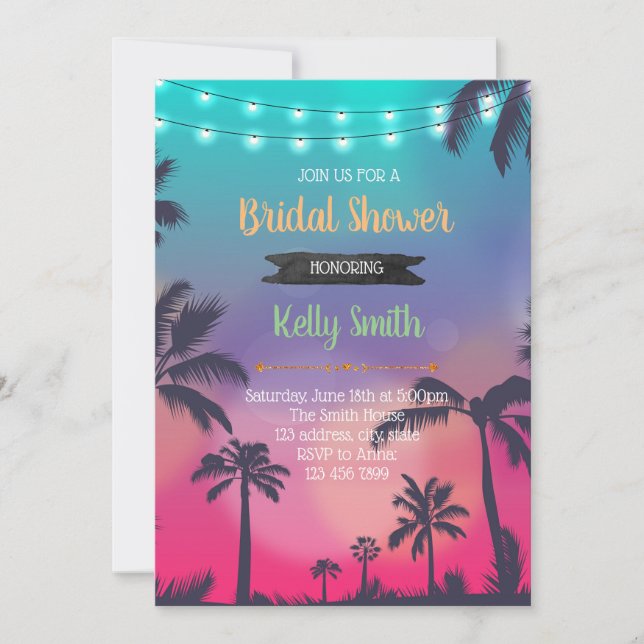 Havana party invitation (Front)