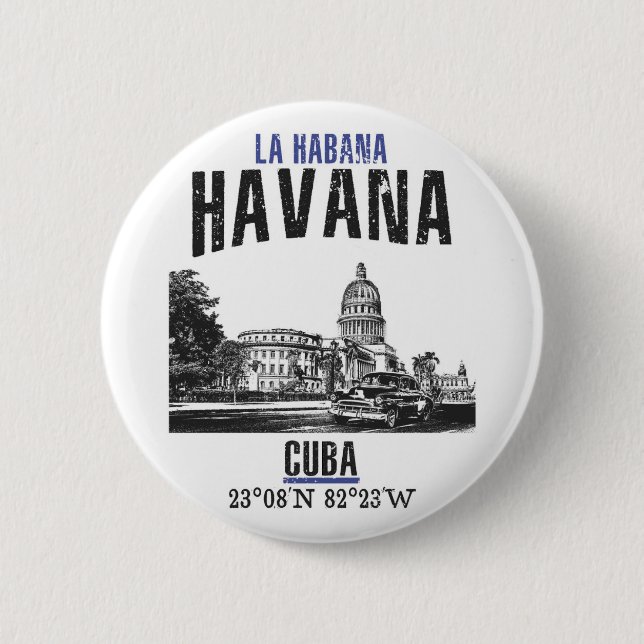 Havana Pinback Button (Front)