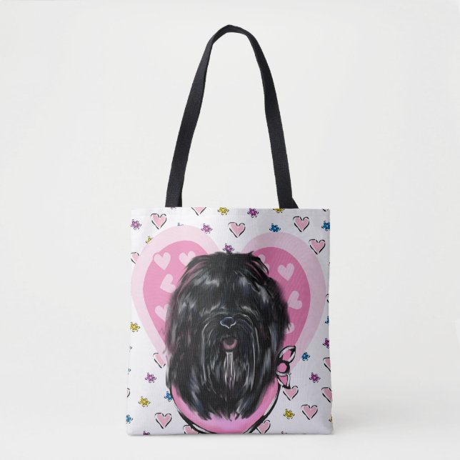 Havana Silk Dog Tote Bag (Front)