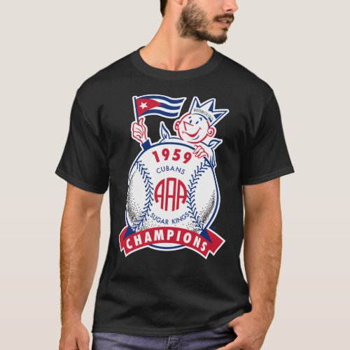 Havana Sugar Kings 1959 AAA World Champions Logo C T_Shirt