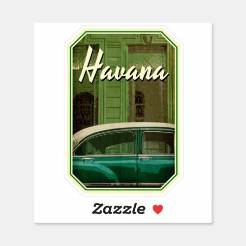 Havana Travel Sticker 2