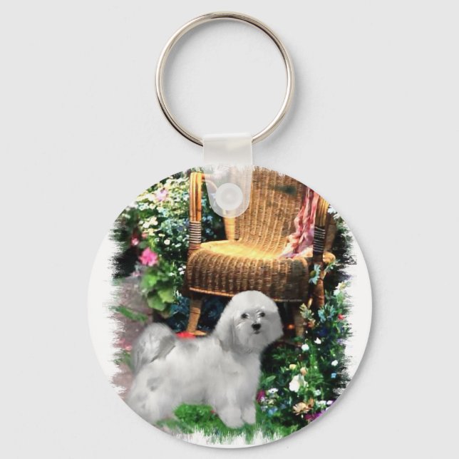 Havanese Art Gifts Keychain (Front)