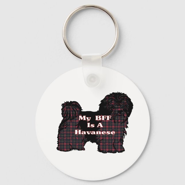 HAVANESE BFF Gifts Keychain (Front)