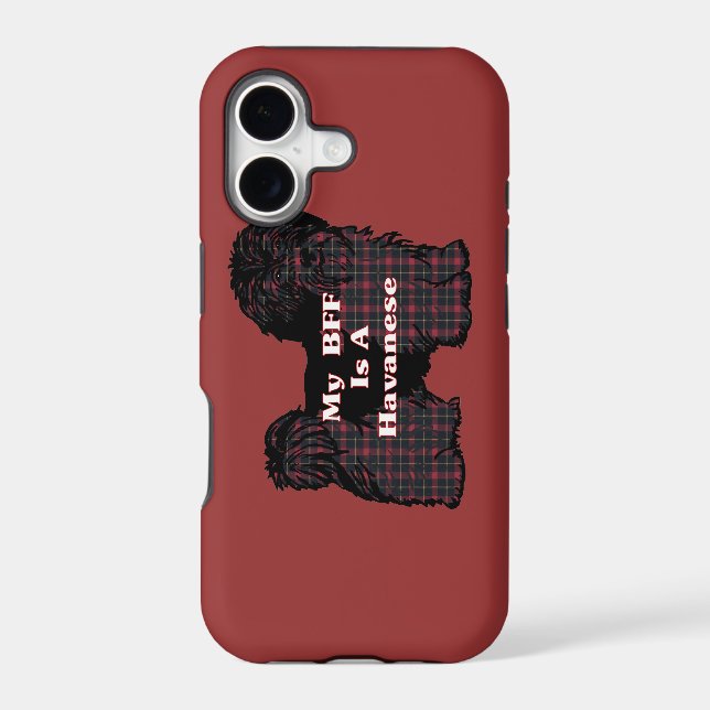 HAVANESE BFF IPHONE CASE (Back)