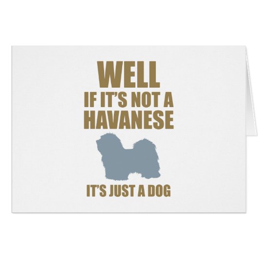 Havanese Cards (Front Horizontal)