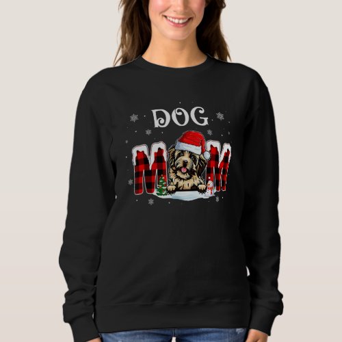 Havanese Christmas Decorations Dog Mom Red Plaid B Sweatshirt