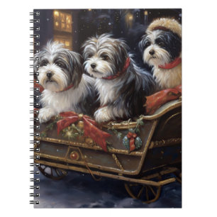 Havanese Christmas Festive Season  Notebook