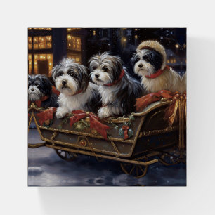 Havanese Christmas Festive Season Paperweight