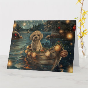 Havanese Christmas Festive Voyage Card