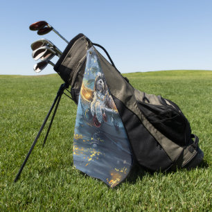 Havanese Christmas Festive Voyage Golf Towel