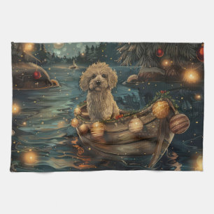 Havanese Christmas Festive Voyage Kitchen Towel