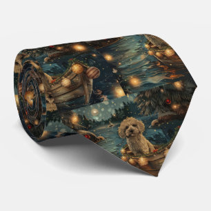 Havanese Christmas Festive Voyage Neck Tie