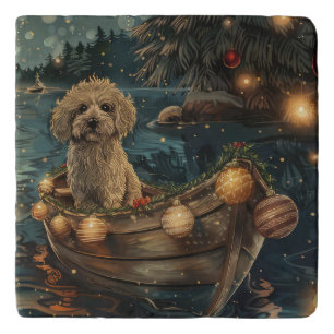 Havanese Christmas Festive Voyage Trivet