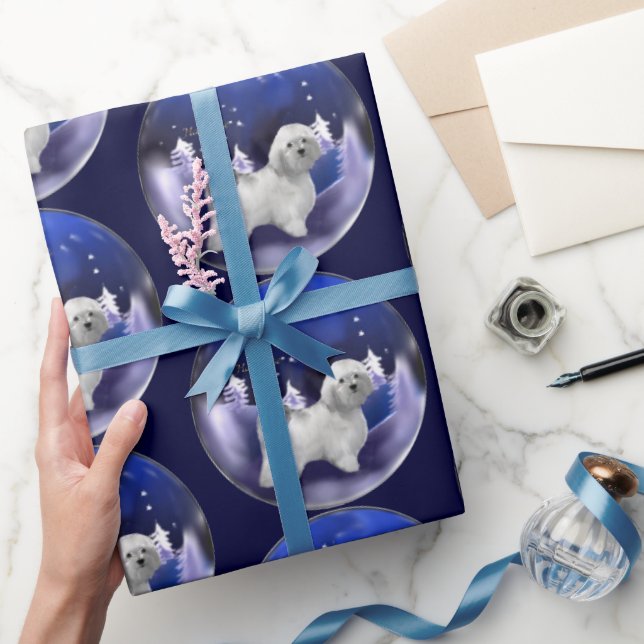 Havanese Christmas Wrapping Paper (Gifting)