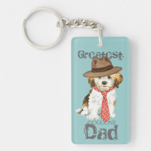 Havanese Dad Keychain