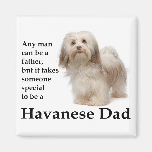 Havanese Dad Magnet (Front)