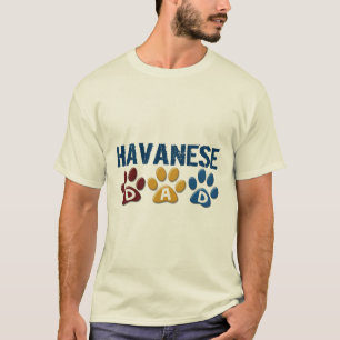 HAVANESE Dad Paw Print 1 T-Shirt