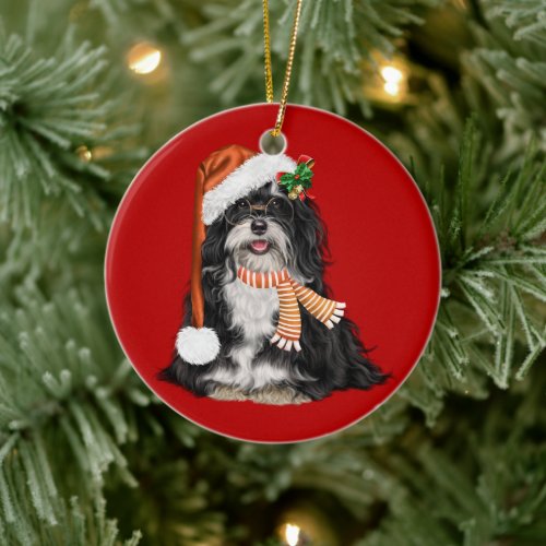 Havanese Deckruden Dog Christmas Ornament