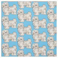Havanese dog cartoon illustration