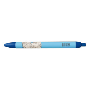 Havanese dog cartoon illustration pen
