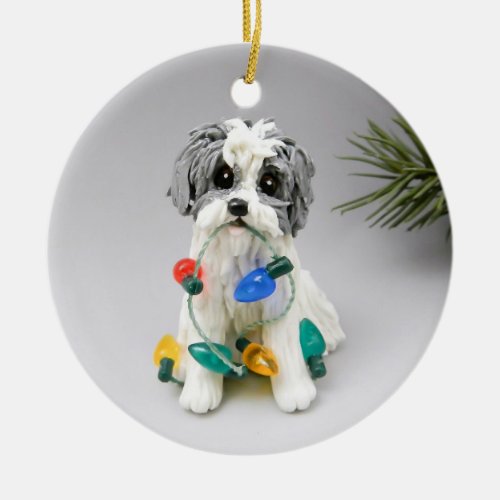 Havanese Dog Christmas Ornament