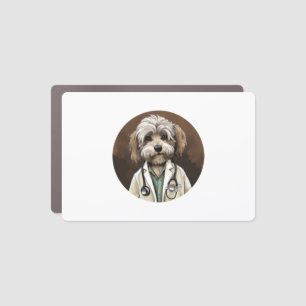 Havanese Dog Doctor Car Magnet