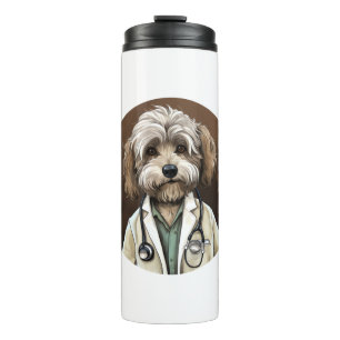 Havanese Dog Doctor Thermal Tumbler