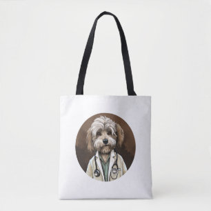 Havanese Dog Doctor   Tote Bag